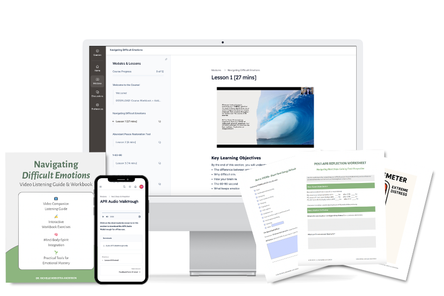 Navigating Difficult Emotions course